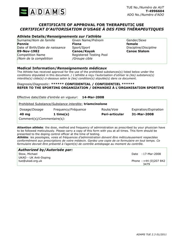 Documents provided by the Fancy Bears concerning Fiona Pennie Documents provided by the Fancy Bears concerning Fiona Pennie - Sputnik International