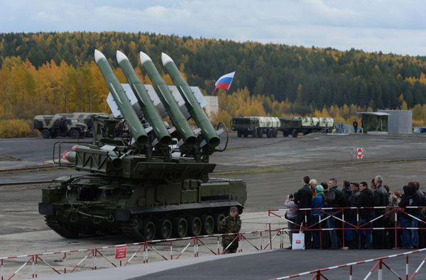 The Buk-M2E missile system. (File) The Buk-M2E missile system. (File) - Sputnik International