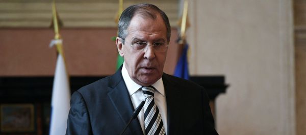 Russian Foreign Minister Sergei Lavrov during a news conference in Rome following talks with his Italian counterpart Paolo Gentiloni - Sputnik International