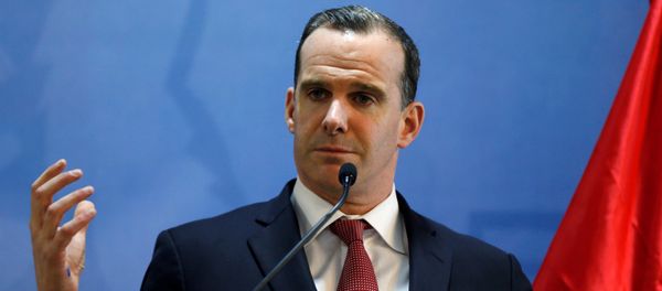 Brett McGurk, U.S. envoy to the coalition against Islamic State, speaks during a news conference at the U.S. Embassy in Amman, Jordan, November 6, 2016 Brett McGurk, U.S. envoy to the coalition against Islamic State, speaks during a news conference at the U.S. Embassy in Amman, Jordan, November 6, 2016 - Sputnik International