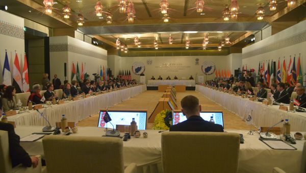 Delegates attend the 6th Heart of Asia (HoA) Ministerial Conference in Amritsar on December 4, 2016 Delegates attend the 6th Heart of Asia (HoA) Ministerial Conference in Amritsar on December 4, 2016 - Sputnik International