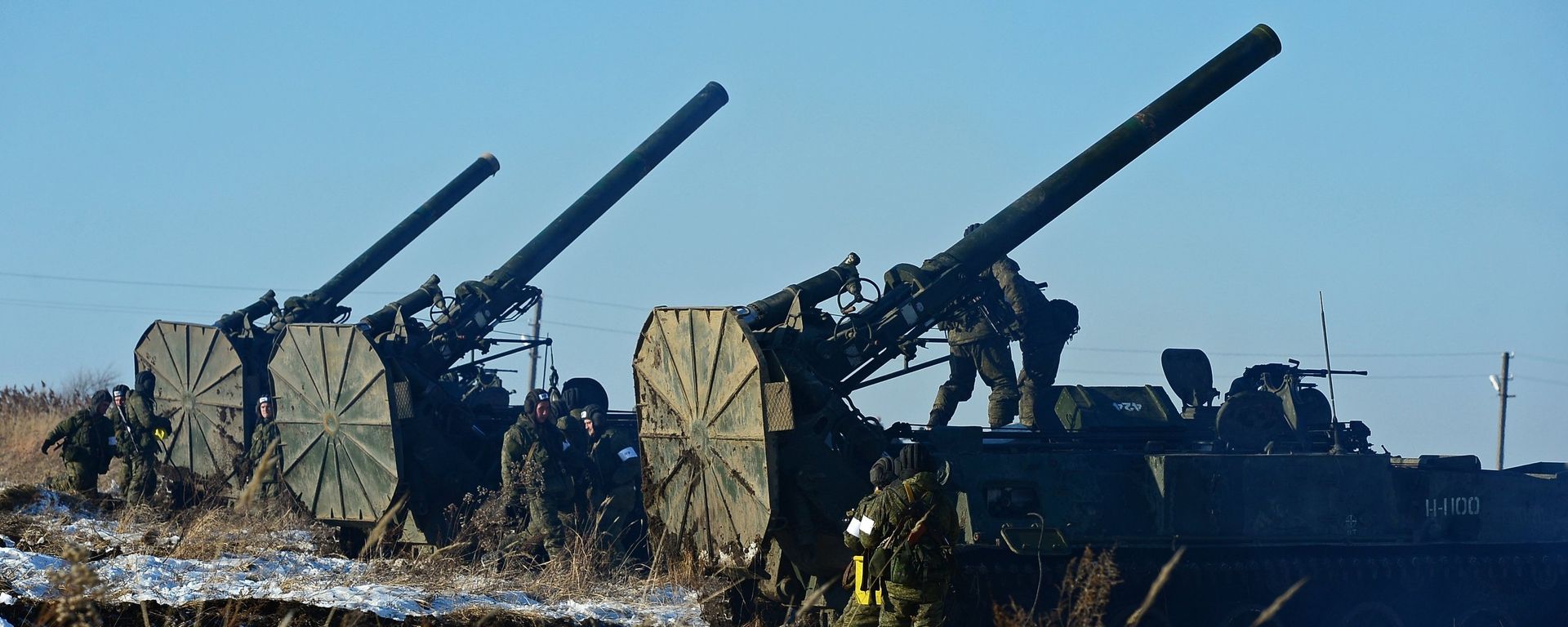 Russian self-propelled 240 mm mortars Tyulpan. File photo - Sputnik International, 1920, 13.04.2022