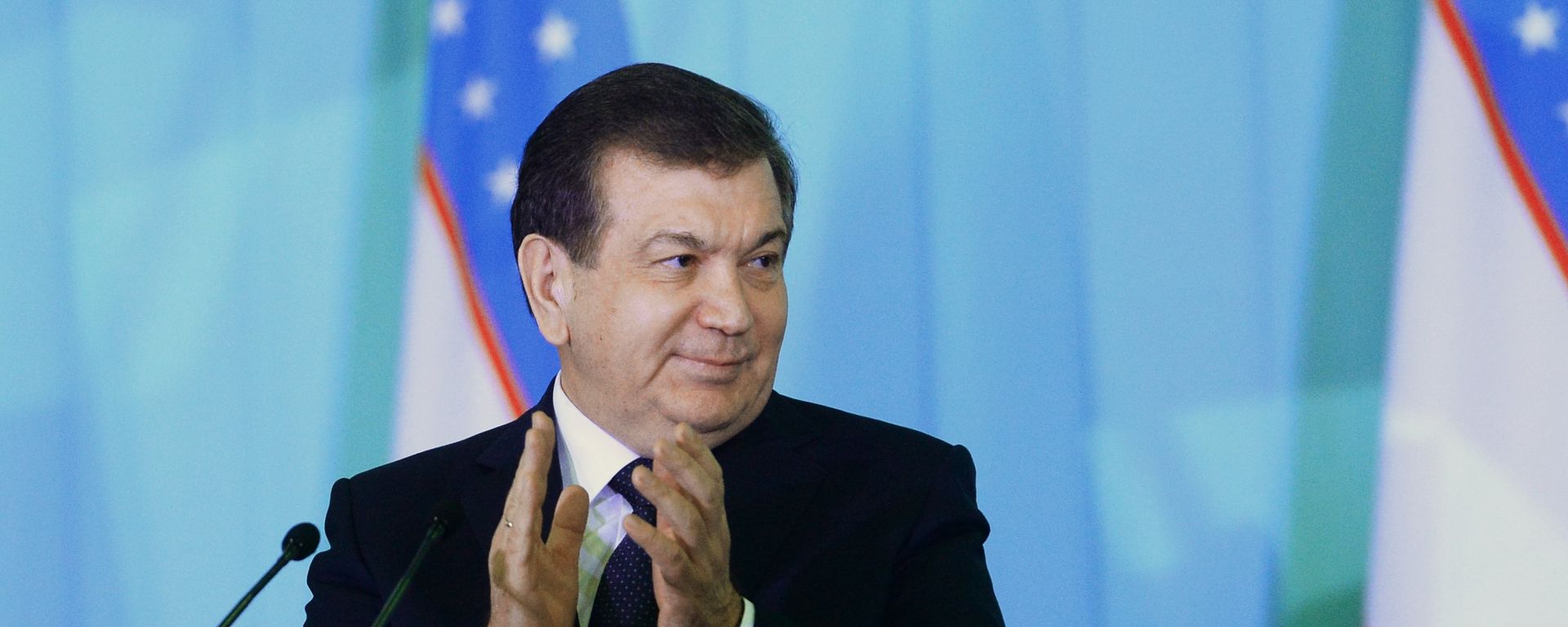 Uzbek Prime Minister and Acting President Shavkat Mirziyoyev, winner of the presidential election in Uzbekistan - Sputnik International, 1920, 02.07.2022