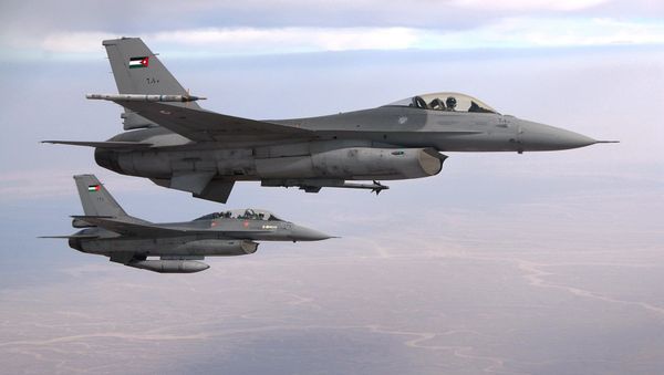 Jordanian F-16 fighter jets - Sputnik International