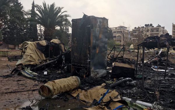 Militants shelled a mobile Russian hospital in Aleppo, killing a female paramedic and wounding two doctors. Militants shelled a mobile Russian hospital in Aleppo, killing a female paramedic and wounding two doctors. - Sputnik International