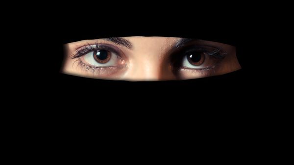 A girl in a veil A girl in a veil - Sputnik International