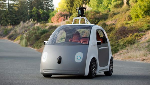 Self driving Google vehicle - Sputnik International