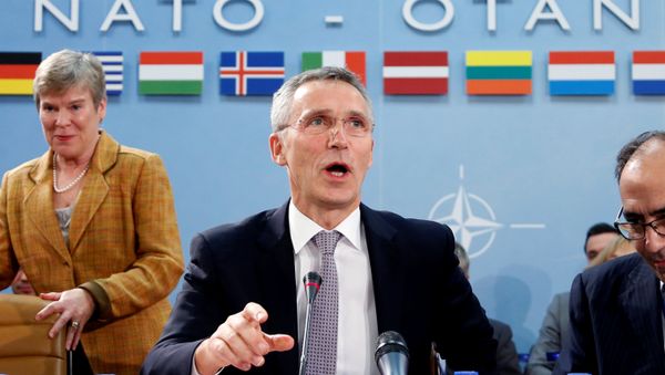 NATO Secretary-General Jens Stoltenberg chairs a meeting of NATO foreign ministers at the Alliance headquarters in Brussels, Belgium, December 6, 2016. - Sputnik International