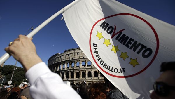 Five Star Movement logo. (File) - Sputnik International