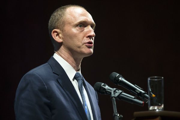 Carter Page, an adviser to US President-elect Donald Trump, speaks at the graduation ceremony for the New Economic School in Moscow, Russia. Carter Page, an adviser to US President-elect Donald Trump, speaks at the graduation ceremony for the New Economic School in Moscow, Russia. - Sputnik International