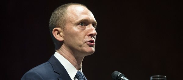 Carter Page, an adviser to US President-elect Donald Trump, speaks at the graduation ceremony for the New Economic School in Moscow, Russia. Carter Page, an adviser to US President-elect Donald Trump, speaks at the graduation ceremony for the New Economic School in Moscow, Russia. - Sputnik International