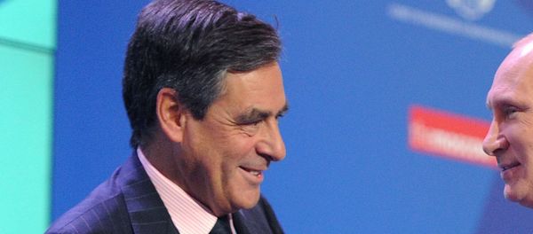 Vladimir Putin and Francois Fillon - Sputnik International