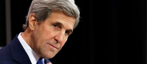 US Secretary of State John Kerry addresses a news conference during a NATO foreign ministers meeting at the Alliance headquarters in Brussels, Belgium, December 6, 2016. US Secretary of State John Kerry addresses a news conference during a NATO foreign ministers meeting at the Alliance headquarters in Brussels, Belgium, December 6, 2016. - Sputnik International