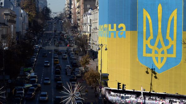 A general view shows Bohdana Hmelnickoho street, one of largest streets of Kiev - Sputnik International