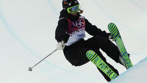 Spain's Katia Griffiths competes in the Women's Freestyle Skiing Halfpipe qualifications at the Rosa Khutor Extreme Park during the Sochi Winter Olympics on February 20, 2014. (File) - Sputnik International