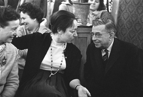 French author Jean-Paul Sartre in Moscow. File photo  - Sputnik International