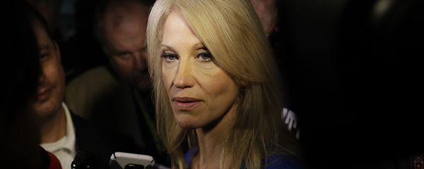 Kellyanne Conway, campaign manager for Republican presidential candidate Donald Trump, speaks with reporters after a speech by Melania Trump at the Main Line Sports Center in Berwyn, Pa., Thursday, Nov. 3, 2016 Kellyanne Conway, campaign manager for Republican presidential candidate Donald Trump, speaks with reporters after a speech by Melania Trump at the Main Line Sports Center in Berwyn, Pa., Thursday, Nov. 3, 2016 - Sputnik International