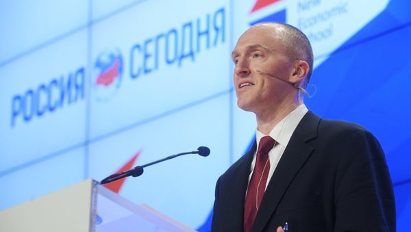 Carter Page, a former adviser to Trump, held a press conference at Sputnik HQ Carter Page, a former adviser to Trump, held a press conference at Sputnik HQ - Sputnik International