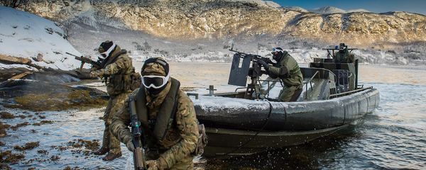 Pictured are Royal Marines and Royal Navy Personnel from 539 Assault Squadron performing a beach assault from an Offshore Raiding Craft (ORC) in Harstad, Norway (File) Pictured are Royal Marines and Royal Navy Personnel from 539 Assault Squadron performing a beach assault from an Offshore Raiding Craft (ORC) in Harstad, Norway (File) - Sputnik International