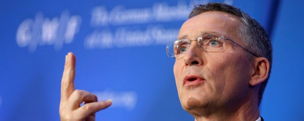 NATO Secretary-General Jens Stoltenberg delivers a speech on European defence and transatlantic security at the German Marshall Fund think-tank in Brussels, Belgium, November 18, 2016. NATO Secretary-General Jens Stoltenberg delivers a speech on European defence and transatlantic security at the German Marshall Fund think-tank in Brussels, Belgium, November 18, 2016. - Sputnik International