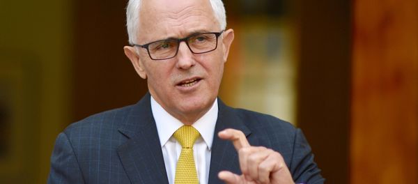 Australian Prime Minister Malcolm Turnbull reacts as he answers questions during a media conference in Parliament House, Canberra, Australia, November 22, 2016 Australian Prime Minister Malcolm Turnbull reacts as he answers questions during a media conference in Parliament House, Canberra, Australia, November 22, 2016 - Sputnik International