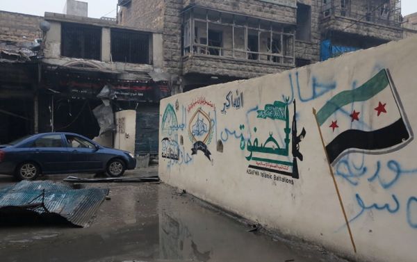 A liberated district in eastern Aleppo A liberated district in eastern Aleppo - Sputnik International