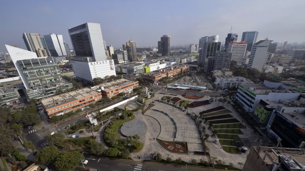 View of the commercial district of San Isidro, in Lima, Peru - Sputnik International