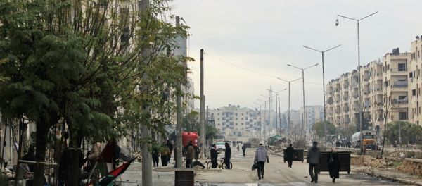 Hanano main street, East Aleppo. After SAA liberation from Nusra Front Occupation Hanano main street, East Aleppo. After SAA liberation from Nusra Front Occupation - Sputnik International