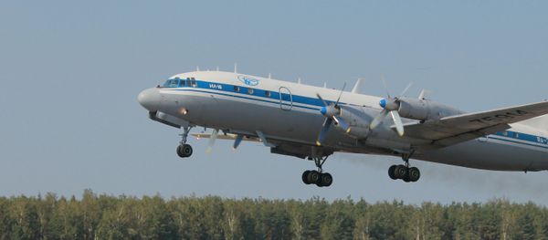Il-18 aircraft at Chkalovsky airport (File) - Sputnik International