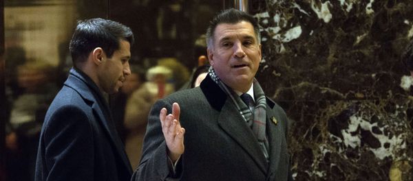 Businessman Vincent Viola arrives at Trump Tower for meetings with President-elect Donald Trump on December 16, 2016 in New York Businessman Vincent Viola arrives at Trump Tower for meetings with President-elect Donald Trump on December 16, 2016 in New York - Sputnik International