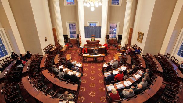 North Carolina Electors rehearse for tomorrow's electoral college vote in the North Carolina State Capitol building in Raleigh, North Carolina, U.S., December 18, 2016 - Sputnik International