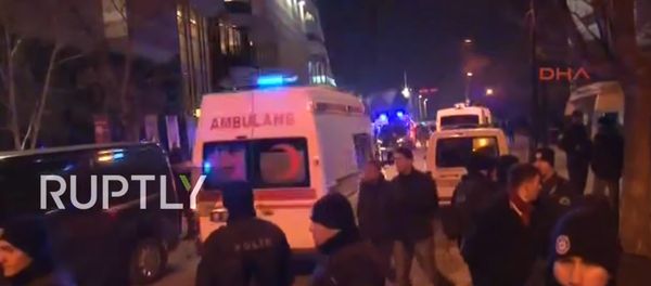 Scene near where Russian Ambassador to Turkey Andrey Karlov was murdered Scene near where Russian Ambassador to Turkey Andrey Karlov was murdered - Sputnik International