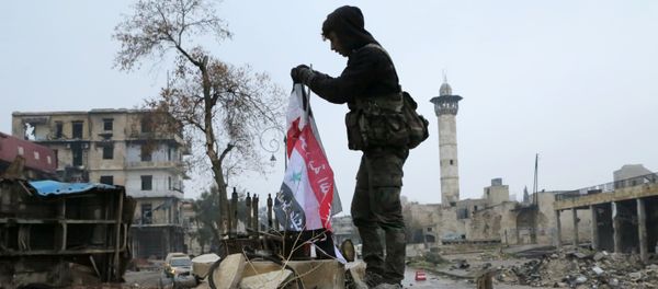 Servicemen in the liberated district of eastern Aleppo. file photo Servicemen in the liberated district of eastern Aleppo. file photo - Sputnik International