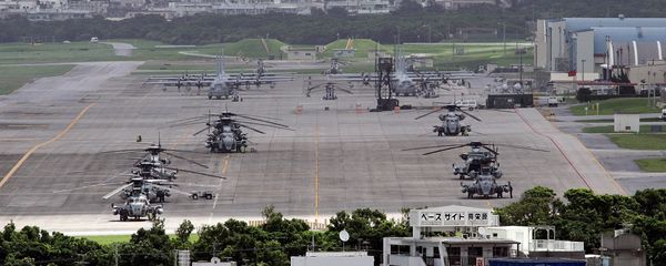 US helicopters and planes parked at Futenma US Marine Base in Ginowan, Okinawa Prefecture (File) US helicopters and planes parked at Futenma US Marine Base in Ginowan, Okinawa Prefecture (File) - Sputnik International