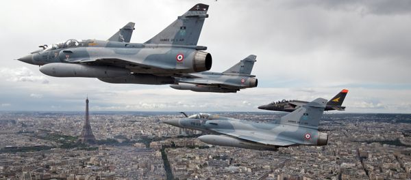FILE PHOTO - Four Mirage 2000C and one Alpha jet flight over Paris, France, on their way to participate in the Bastille Day military parade, July 14 2016 FILE PHOTO - Four Mirage 2000C and one Alpha jet flight over Paris, France, on their way to participate in the Bastille Day military parade, July 14 2016 - Sputnik International