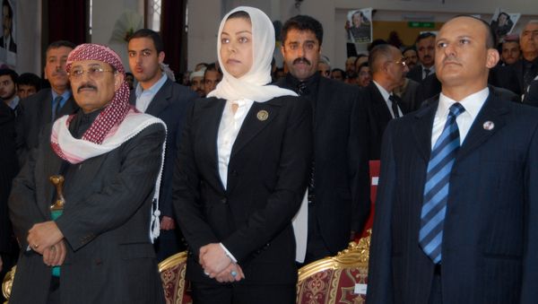 Raghad (C), the daughter of Iraq's late former president Saddam Hussein. (File) - Sputnik International