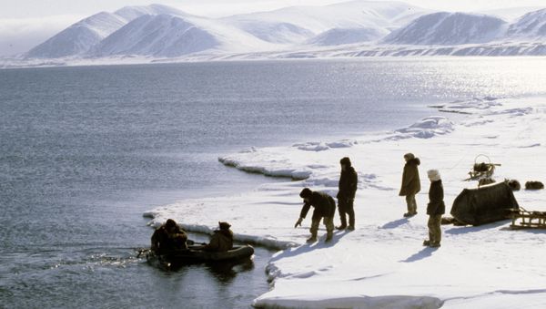 Eskimos from the village of Novoye Chaplino. (File) - Sputnik International