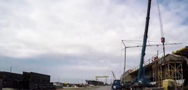 Kerch Strait Bridge Timelapse Kerch Strait Bridge Timelapse - Sputnik International