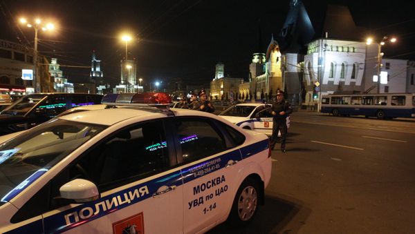 Law enforcement officers on Komsomolskaya Square. File photo Law enforcement officers on Komsomolskaya Square. File photo - Sputnik International
