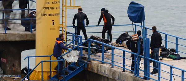 Rescue operation at Russian Defense Ministry's TU-154 aircraft crash site in Sochi Rescue operation at Russian Defense Ministry's TU-154 aircraft crash site in Sochi - Sputnik International