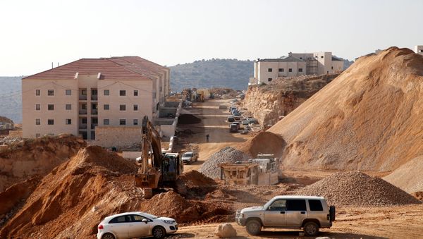 A construction site is seen in the Israeli settlement of Beitar Ilit, in the occupied West Bank December 22, 2016 A construction site is seen in the Israeli settlement of Beitar Ilit, in the occupied West Bank December 22, 2016 - Sputnik International