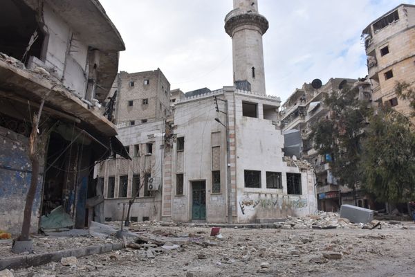Destroyed quarters of liberated Aleppo. - Sputnik International