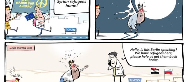 Marching for Refugees - Sputnik International