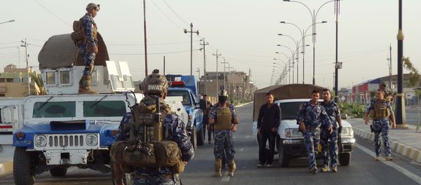 Iraqi security forces man a checkpoint in the northern city of Kirkuk (File) - Sputnik International