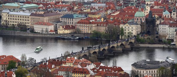 Karluv Most (Charles Bridge) across the Vltava River in Old Prague Karluv Most (Charles Bridge) across the Vltava River in Old Prague - Sputnik International