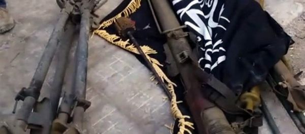 Syrian Army Finds Stockpile of Weapons in Aleppo Syrian Army Finds Stockpile of Weapons in Aleppo - Sputnik International