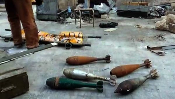 Syrian Army Finds Stockpile of Weapons in Aleppo - Sputnik International