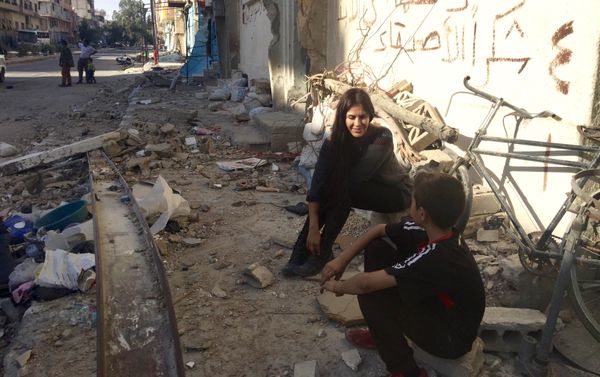 Carla Ortiz in Syria - Sputnik International