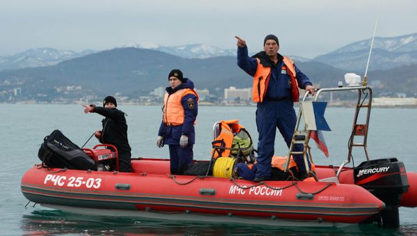 Search operation at Tu-154 crash site - Sputnik International