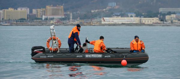 Search operation at Tu-154 crash site - Sputnik International